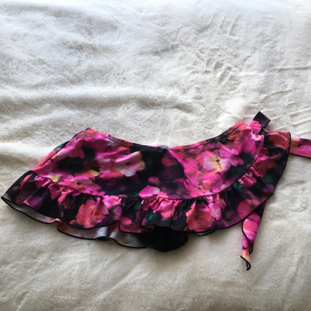 Sz S Flower Bathing Suit Bottoms